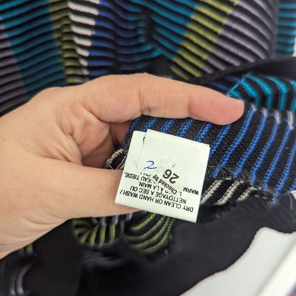 Men's Vintage Tundra Sweater Black Green Blue Cosby Sweater XL - Picture 4 of 6